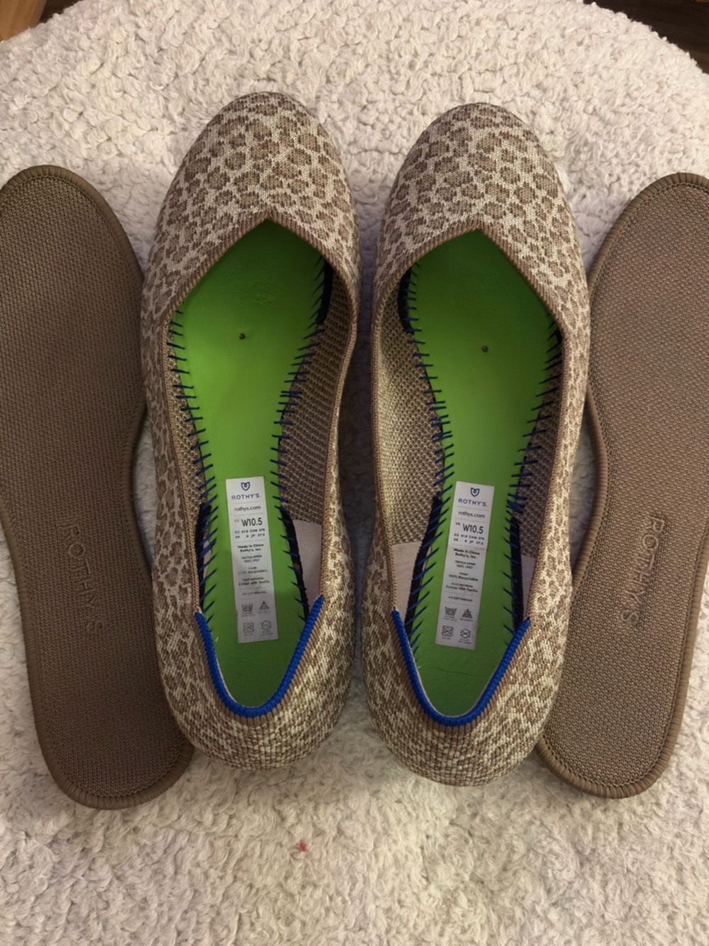 Rothys the flat cheetah women’s size 10.5 - Picture 5 of 7